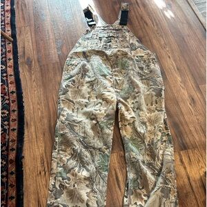 Liberty vintage 1990s camo hunting overalls